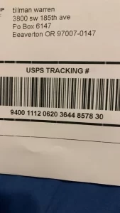 Delivery Proof 4 - Xanax Generic
